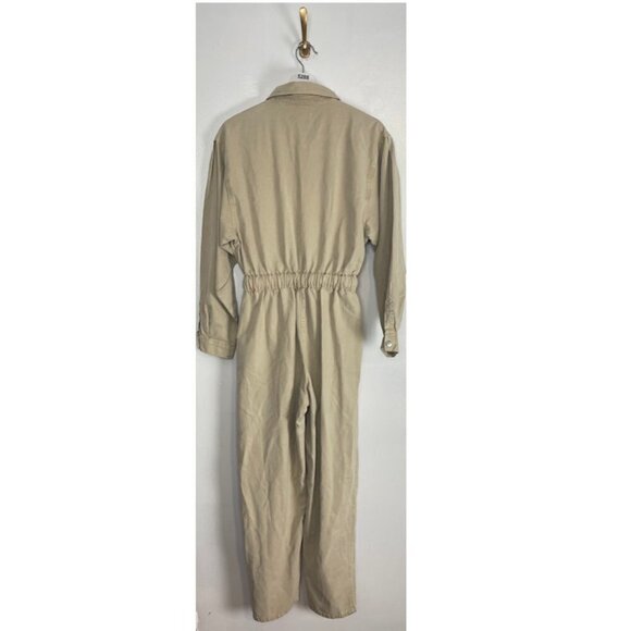 GOOD AMERICAN Cinched Jumpsuit in Tusk001 Size 1 (Small) - Picture 6 of 9